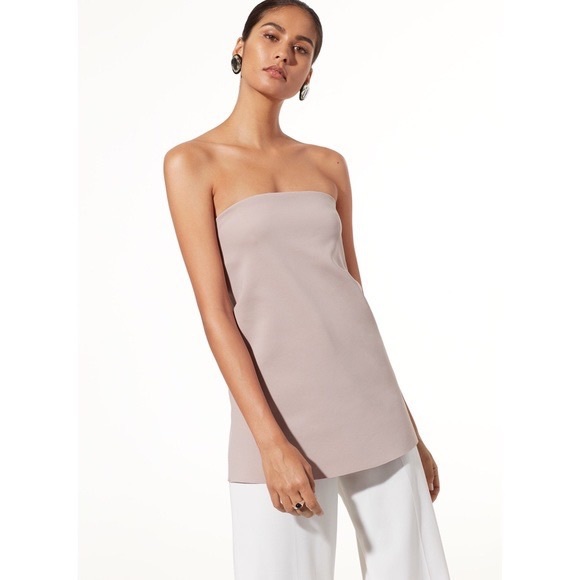 Babaton Alice Blouse Strapless Black - Picture 9 of 10